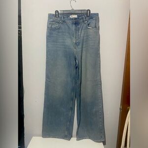 NWOT Zara wide leg jeans